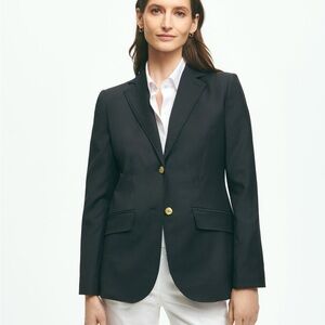 BROOKS BROTHERS Wool Two-Button Blazer 0P